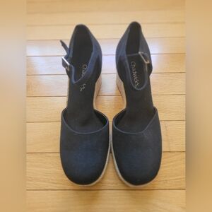 Chadwicks Black Espadrille‎ Wedge Sandal. New. Size 6.
